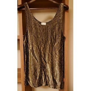 Saint Laurent - 【未使用品】Saint Laurent グリッター タンクトップ