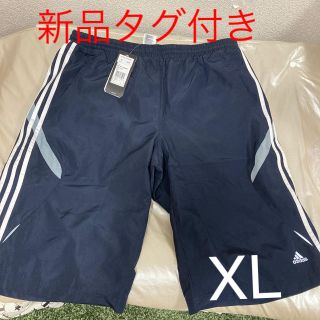 アディダス(adidas)のアディダス　ハーフパンツ　丈長め　XL(ショートパンツ)