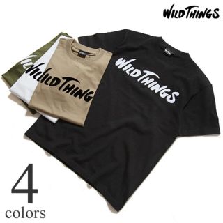 ワイルドシングス(WILDTHINGS)の今季モノ！WILDTHINGS /ワイルドシングス　フロッキングPロゴTシャツ (Tシャツ/カットソー(半袖/袖なし))