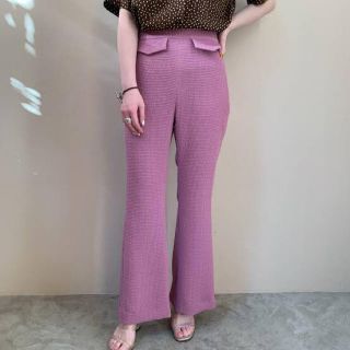 フィーニー(PHEENY)のPHEENY パンツ Double weave dobby easy pants(カジュアルパンツ)