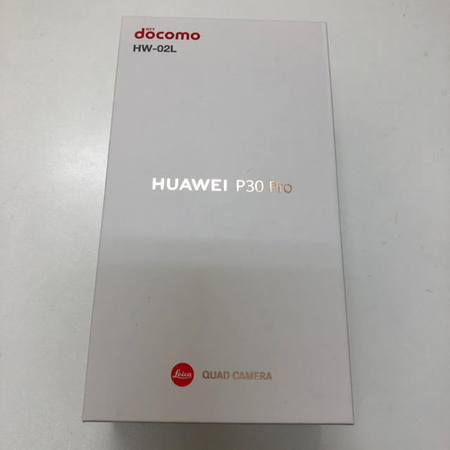 docomo Huawei P-30 pro[HW-02L] SIMロック解除済 人気アイテム