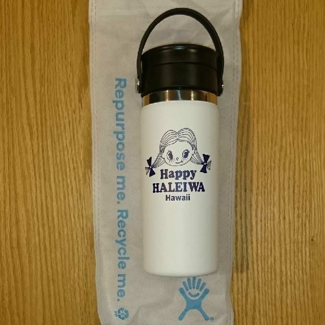 188ステンレス鋼フタ【Happy Haleiwa】【Hydro Flask】ハイドロフラスク１６oz