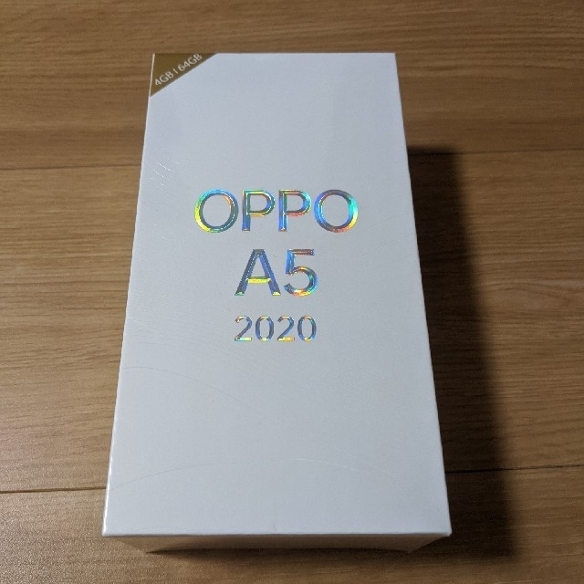 【新品未開封】OPPO A5 2020 グリーン SIMフリー【オッポ】スマートフォン/携帯電話