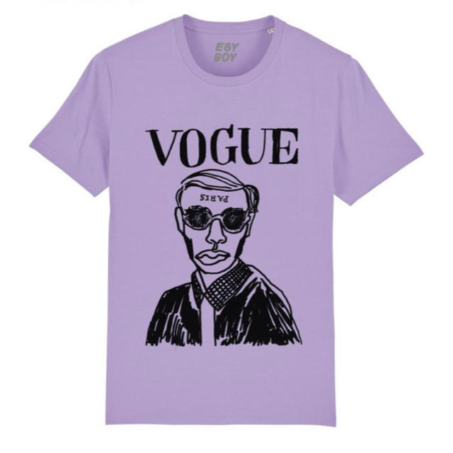 RESTIR(リステア)のegyboy★ VOGUING Lavender tee レディースのトップス(Tシャツ(半袖/袖なし))の商品写真