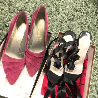 クリスチャンルブタン(Christian Louboutin)のサンローラン　ルブタン　2足セット(ハイヒール/パンプス)