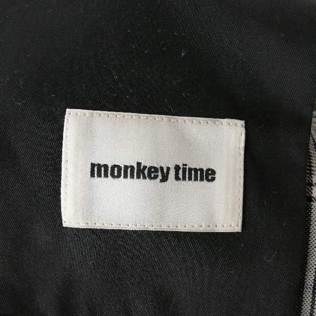 UNITED ARROWS(ユナイテッドアローズ)のモンキータイム　MONKEY TIME　グレンチェック　ワイドパンツ　Lサイズ メンズのパンツ(その他)の商品写真