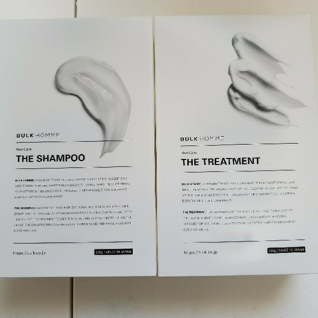 BULK HOMME THE SHAMPOO、TREATMENT