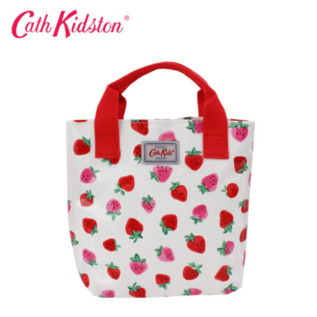 Cath Kidston(キャスキッドソン)の新品　キャスキッドソン　いちご柄ミニバッグ レディースのバッグ(ハンドバッグ)の商品写真