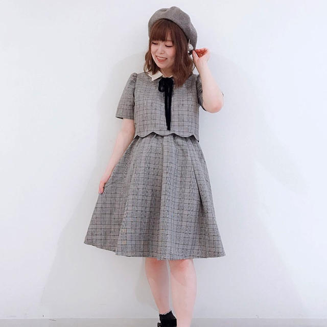 axes femme セットアップ風 ワンピース axes femme セットアップ風 ワンピース