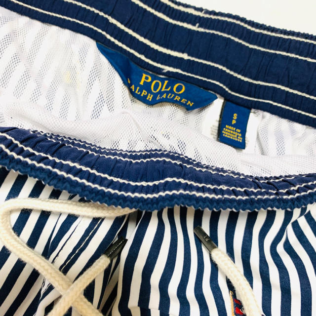 POLO RALPH LAUREN(ポロラルフローレン)のポロ ラルフ ローレンスイムパンツ /ストライプ Nav メンズの水着/浴衣(水着)の商品写真