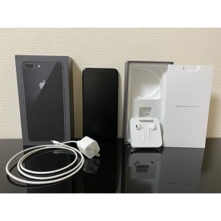 アイフォーン(iPhone)のiPhone8 Plus スペースグレー 256GB SIMフリー(スマートフォン本体)