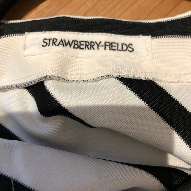 STRAWBERRY-FIELDS(ストロベリーフィールズ)のストロベリーフィールズ　ボーダーカットソー レディースのトップス(カットソー(半袖/袖なし))の商品写真