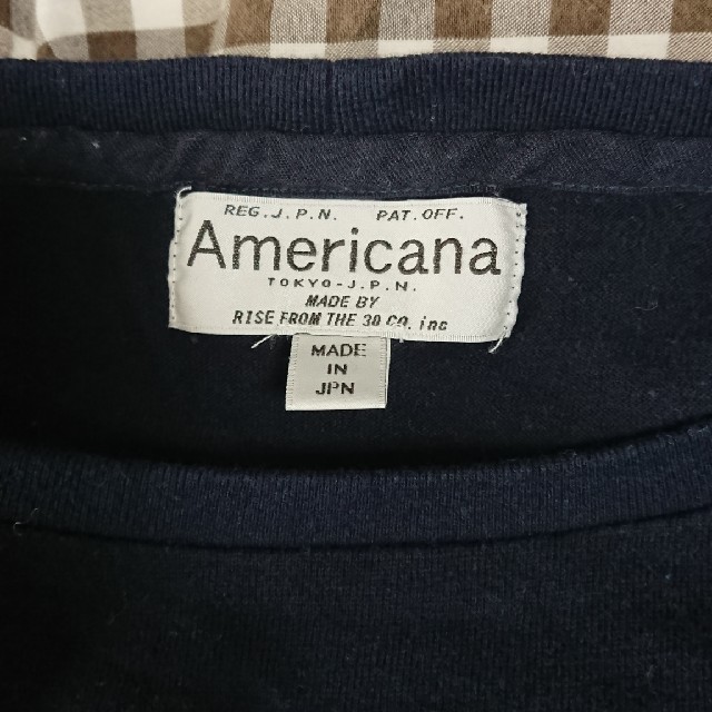 AMERICANA(アメリカーナ)のAMERICANA ラグランスリーブTシャツ レディースのトップス(Tシャツ(半袖/袖なし))の商品写真