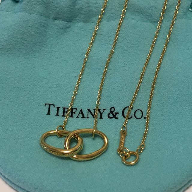 Tiffany & Co. - ティファニー ダブルループ ネックレス ゴールド K18