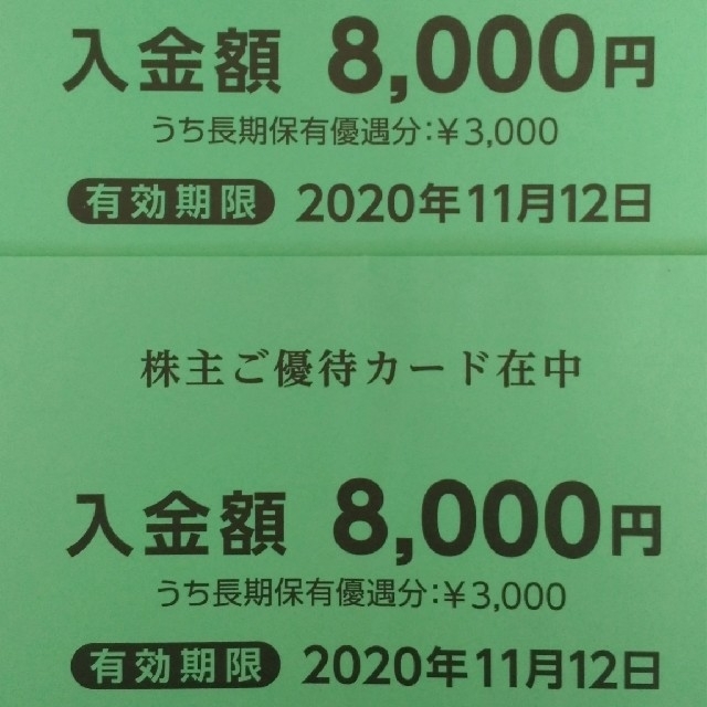 西松屋(ニシマツヤ)の【最新】西松屋チェーン　株主優待券　16,000円分 チケットの優待券/割引券(ショッピング)の商品写真