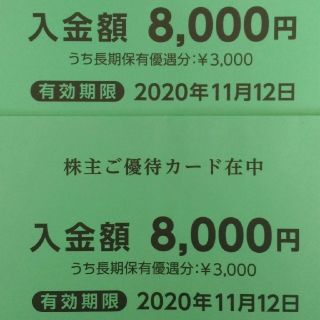 ニシマツヤ(西松屋)の【最新】西松屋チェーン　株主優待券　16,000円分(ショッピング)