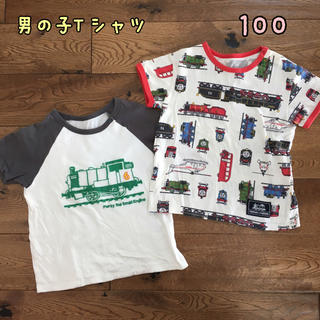 ユニクロ(UNIQLO)の⭐︎UNIQLOトーマスコラボ⭐︎半袖Tシャツ 2枚セット　100(Tシャツ/カットソー)