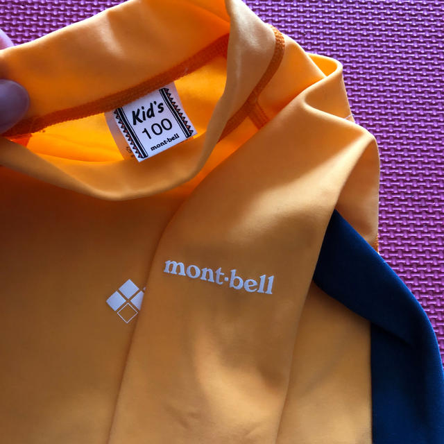 mont bell(モンベル)の アクアボディ ロングスリーブシャツ Kid’s モンベル キッズ/ベビー/マタニティのキッズ服男の子用(90cm~)(水着)の商品写真