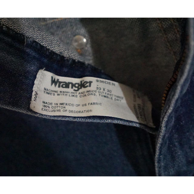 最終値下げ　Wrangler ブラックデニム　メキシコ製