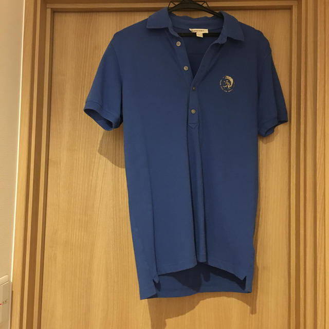 DIESEL(ディーゼル)のディーゼル　ブルー　ポロシャツ メンズのトップス(ポロシャツ)の商品写真