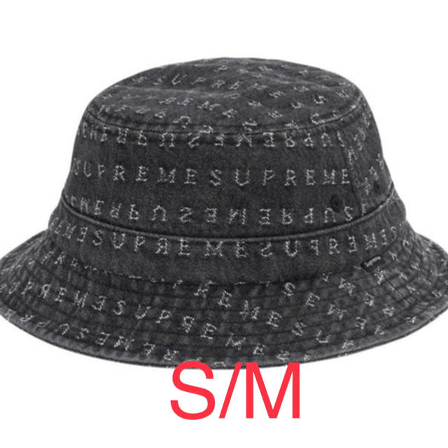 ハットsupreme  Jacquard Logos Denim Crusher