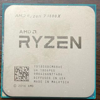 AMD　RYZEN 1800x cpu ジャンク　8コア　16スレッド