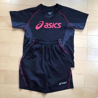 アシックス(asics)のＴシャツ ハーフパンツセット(Tシャツ/カットソー)