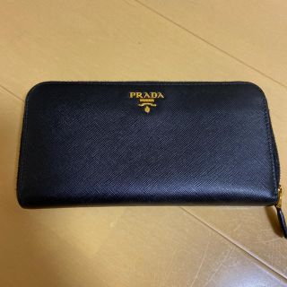 プラダ(PRADA)のPRADA 長財布　ブラック(財布)