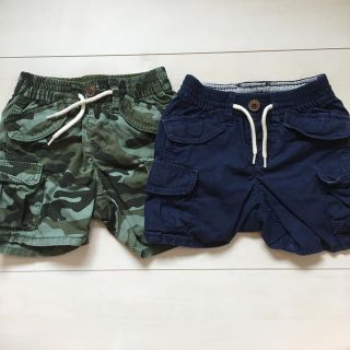 ベビーギャップ(babyGAP)の短パン2枚セット(パンツ)