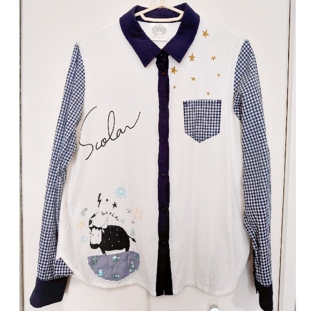ScoLar(スカラー)のScoLar☆チェックシャツ レディースのトップス(シャツ/ブラウス(長袖/七分))の商品写真