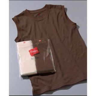 アダムエロぺ(Adam et Rope')の【Hanes for BIOTOP】Sleeveless T-Shirts(カットソー(半袖/袖なし))