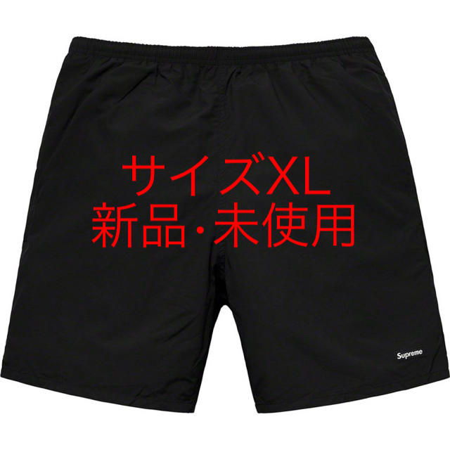 supreme 18SS lily nylon water short 黒M