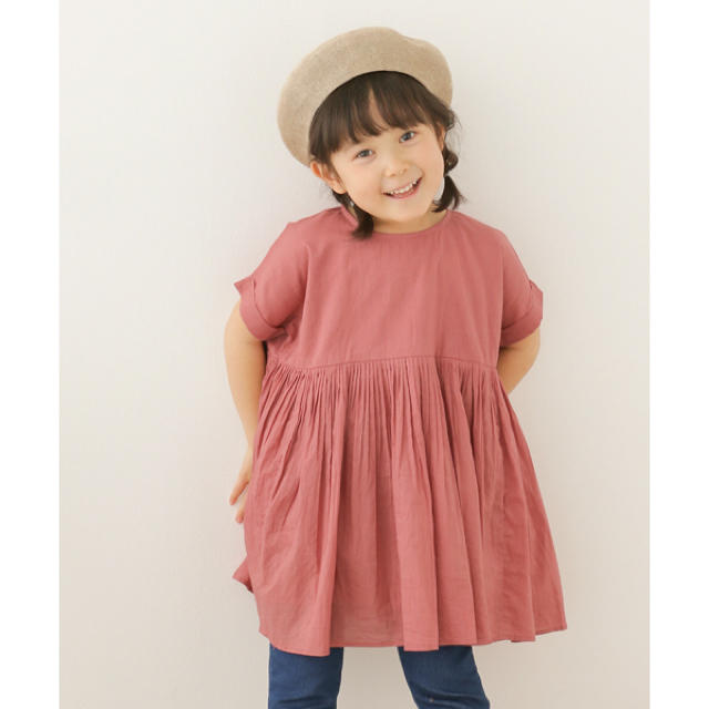 URBAN RESEARCH DOORS(アーバンリサーチドアーズ)のURBAN RESEARCH DOORS コットンボイルチュニック  キッズ/ベビー/マタニティのキッズ服女の子用(90cm~)(ワンピース)の商品写真