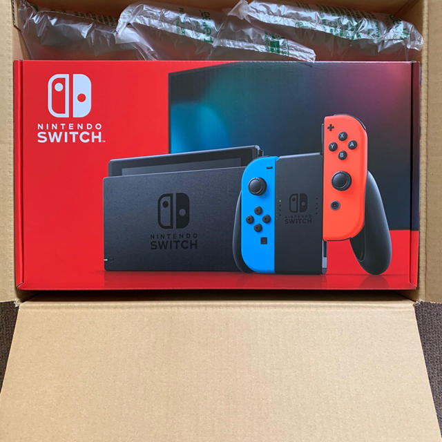 新品未開封 新型 Nintendo Switch ネオンブルー/レッド