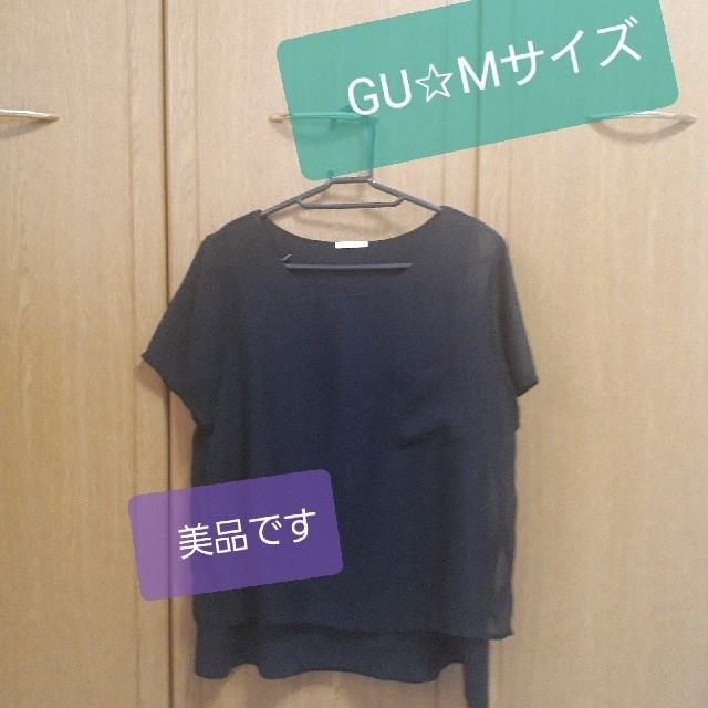 GU(ジーユー)のGU レディーストップス  M  シースルー レディースのトップス(シャツ/ブラウス(半袖/袖なし))の商品写真