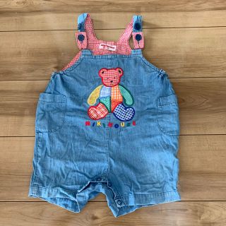 ミキハウス(mikihouse)のA Suu様用ミキハウス オーバーオール 80 サロペット ショートパンツ 夏用(カバーオール)