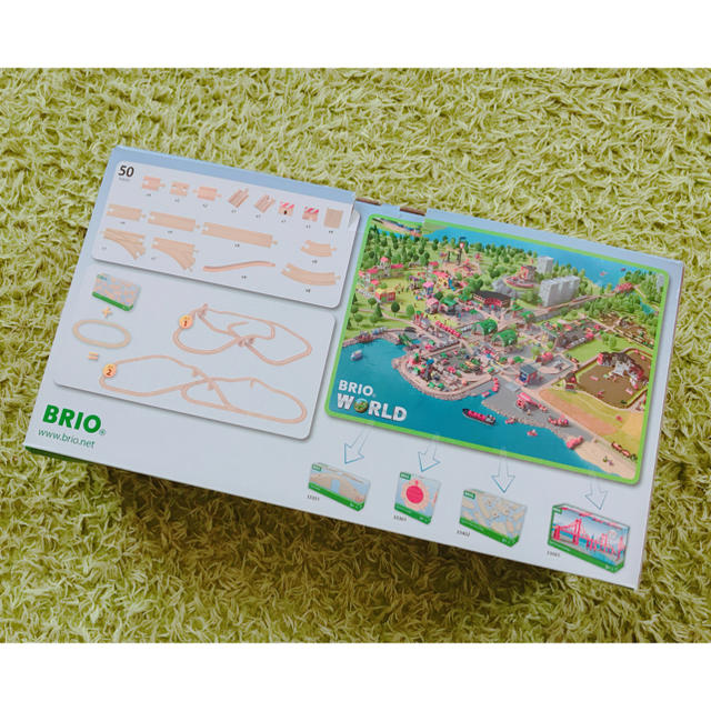 BRIO(ブリオ)のBRIO 木製レール　50ピース追加セット キッズ/ベビー/マタニティのおもちゃ(電車のおもちゃ/車)の商品写真