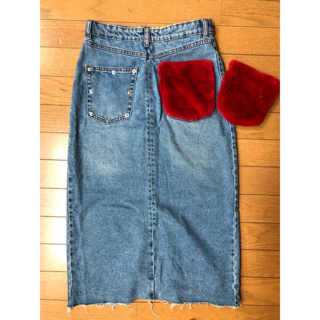 ZARA(ザラ)のzara デニムスカート　xs レディースのスカート(ロングスカート)の商品写真