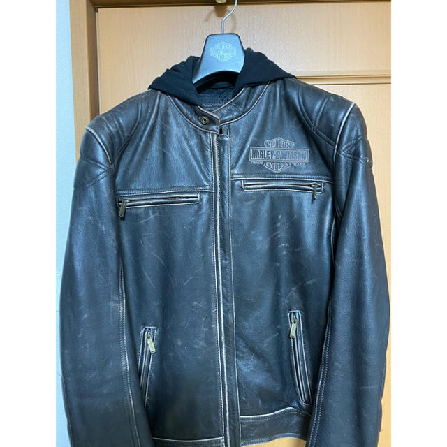 Harley Davidson(ハーレーダビッドソン)のハーレーダヴィッドソン　レザージャケット メンズのジャケット/アウター(ライダースジャケット)の商品写真