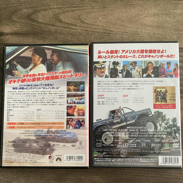 ぼだいち様専用　キャノンボール1、2 エンタメ/ホビーのDVD/ブルーレイ(外国映画)の商品写真