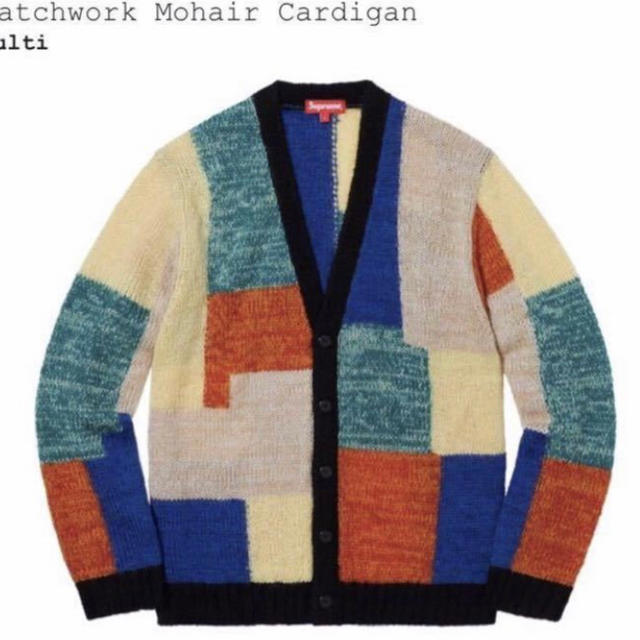 S 19ss Supreme Patchwork Mohair Cardiganのサムネイル