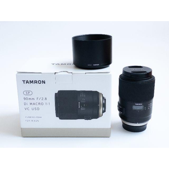 TAMRON(タムロン)のTAMRON SP 90mm F/2.8 Di MACRO 1：1 VC USD スマホ/家電/カメラのカメラ(レンズ(単焦点))の商品写真
