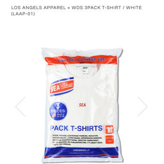 ジーディーシー(GDC)のWIND AND SEA WDS ウィンダンシー パックTシャツ ホワイト S(Tシャツ/カットソー(半袖/袖なし))