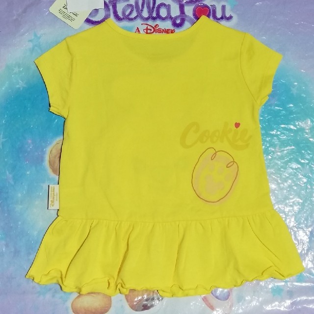 Disney(ディズニー)の香港ディズニー　クッキー　キッズTシャツ　XS サイズ キッズ/ベビー/マタニティのキッズ服女の子用(90cm~)(Tシャツ/カットソー)の商品写真