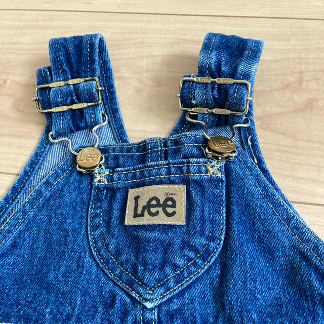 Lee(リー)のLee 古着　オーバーオール　12m キッズ/ベビー/マタニティのベビー服(~85cm)(パンツ)の商品写真