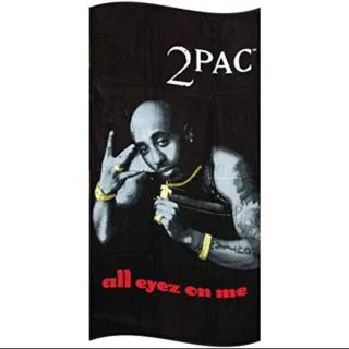 レア 2pac 大判ビーチタオル(ミュージシャン)