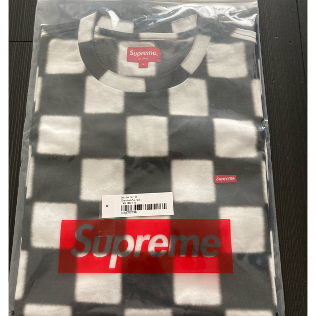 Supreme Small Box Tee checkerboard L