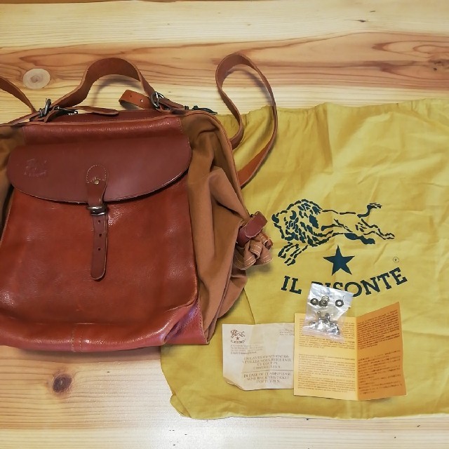 IL BISONTE 3WAY キャンディバック リュック イルビゾンテ - リュック