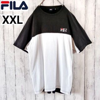 フィラ(FILA)の《人気 古着》FILA フィラ ロゴTシャツ 半袖 海外 オーバーサイズ(Tシャツ/カットソー(半袖/袖なし))