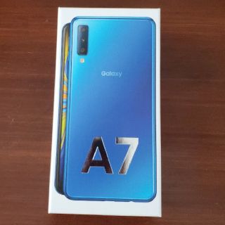 ギャラクシー(Galaxy)のGalaxy A7 ブルー(スマートフォン本体)